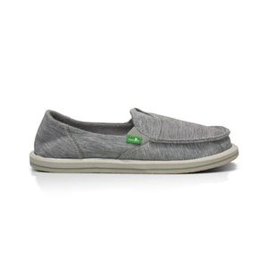 Sanuk Women's Gray Sidewalk Surfer Slip-On Shoes